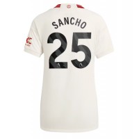 Koszulka piłkarska Manchester United Jadon Sancho #25 Strój Trzeci dla kobiety 2023-24 tanio Krótki Rękaw